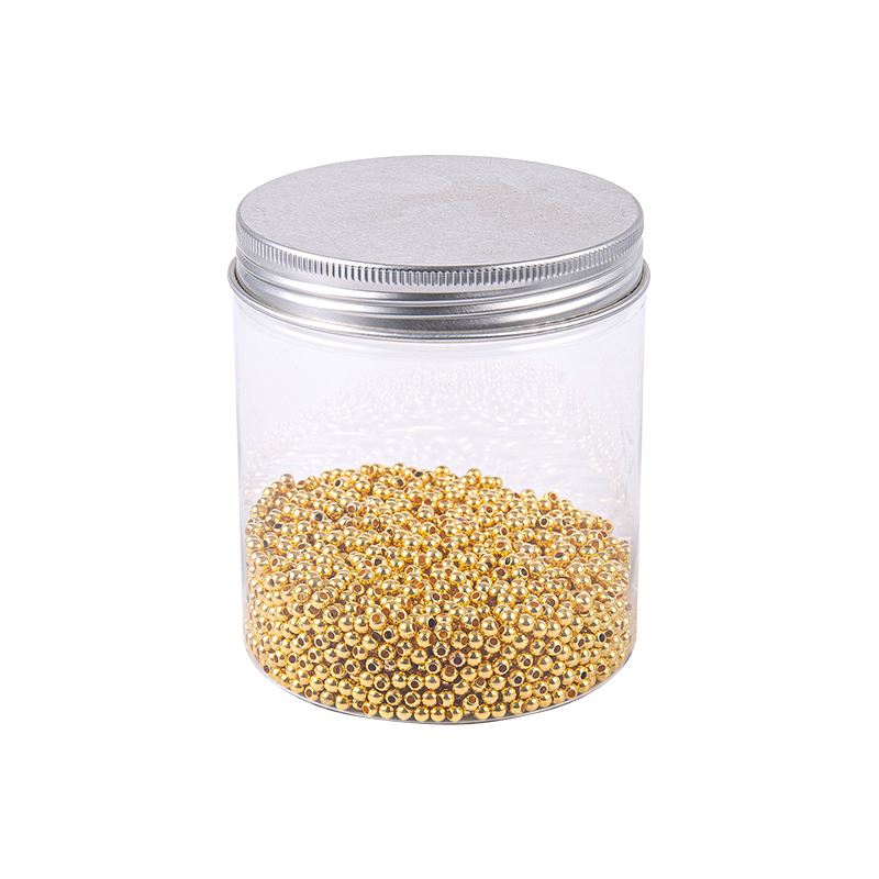 Goldperlstil großer 4,0 -mm -Sticker -Glasperlen