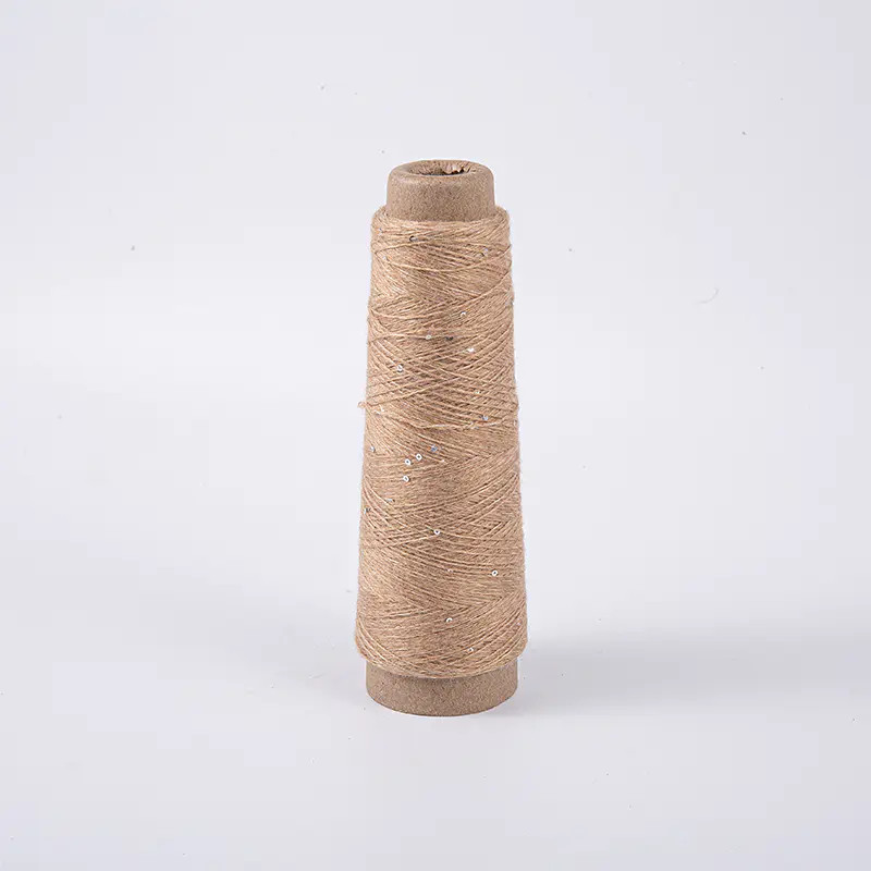 Pailletten Rose Gold Polyester Garn